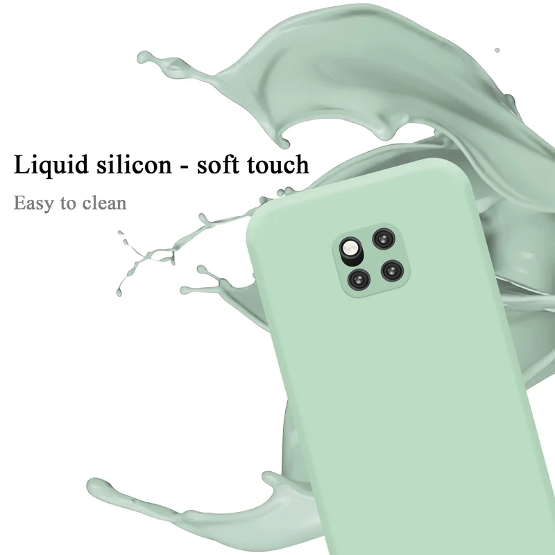 Cadorabo Hülle kompatibel mit Huawei MATE 20 PRO Schutzhülle aus flexiblem TPU Silikon