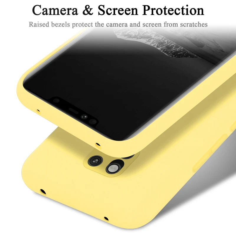 Cadorabo Hülle kompatibel mit Huawei MATE 20 PRO Schutzhülle aus flexiblem TPU Silikon