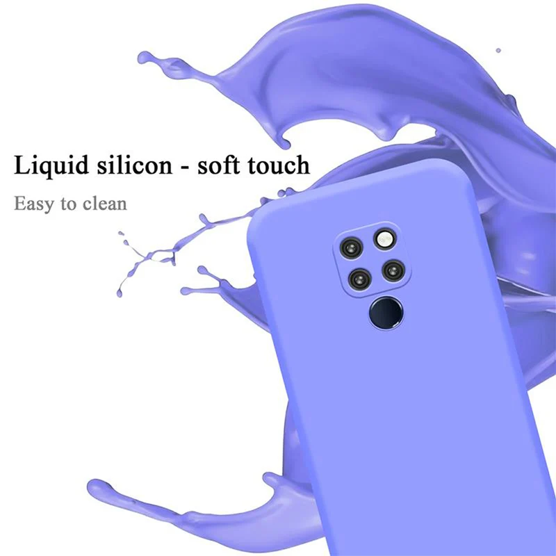 Cadorabo Hülle kompatibel mit Huawei MATE 20 Schutzhülle aus flexiblem TPU Silikon