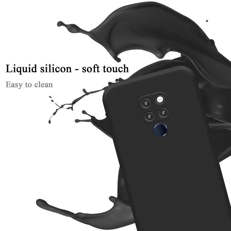 Cadorabo Hülle kompatibel mit Huawei MATE 20 Schutzhülle aus flexiblem TPU Silikon