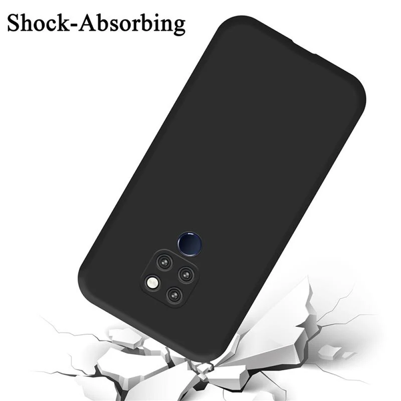Cadorabo Hülle kompatibel mit Huawei MATE 20 Schutzhülle aus flexiblem TPU Silikon