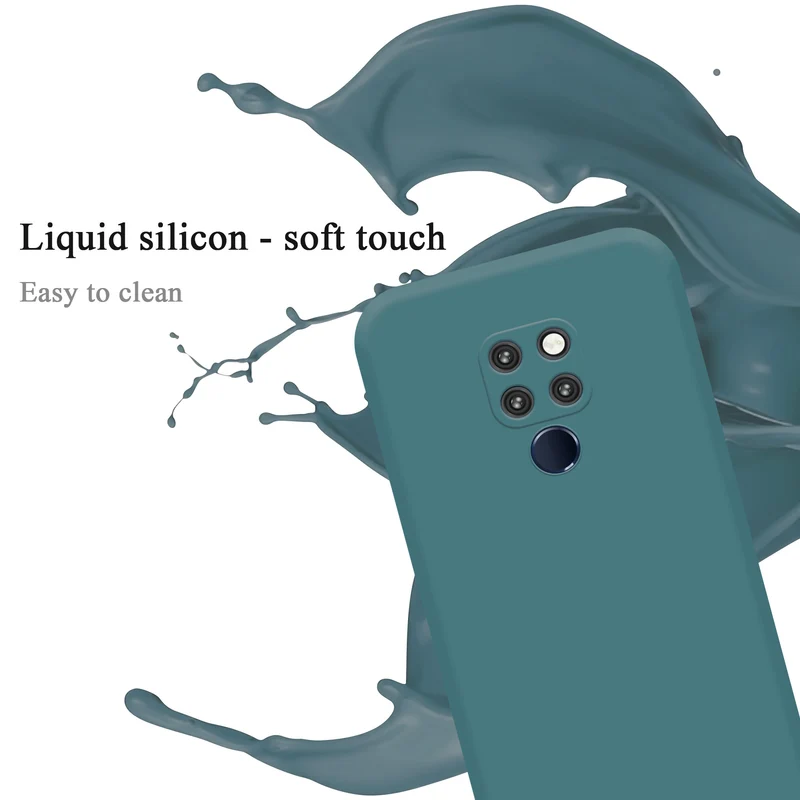 Cadorabo Hülle kompatibel mit Huawei MATE 20 Schutzhülle aus flexiblem TPU Silikon