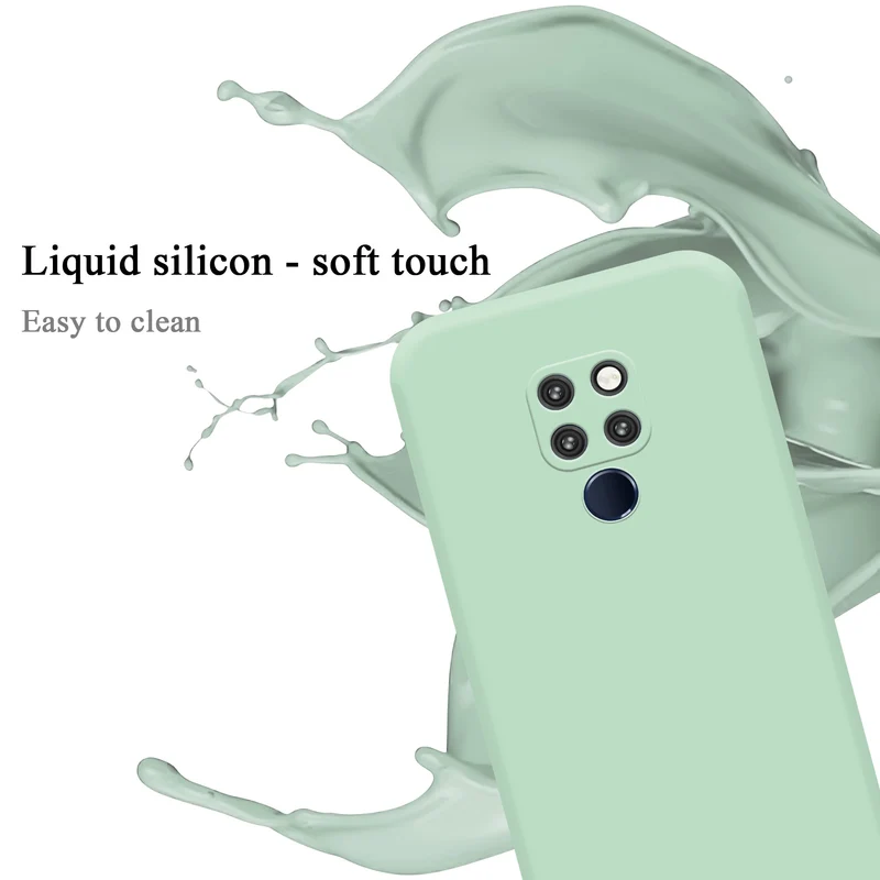 Cadorabo Hülle kompatibel mit Huawei MATE 20 Schutzhülle aus flexiblem TPU Silikon