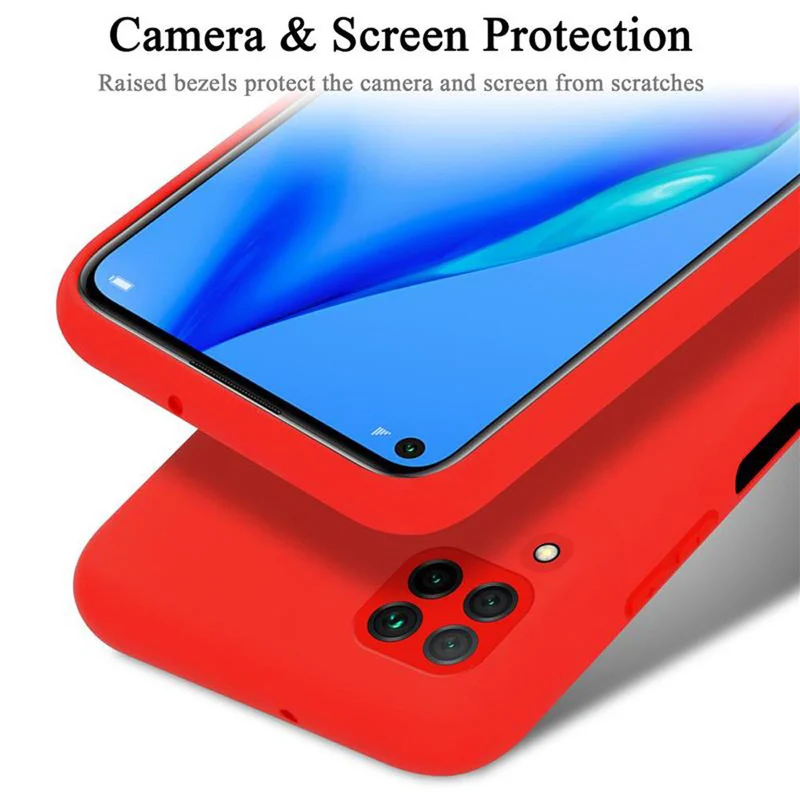 Cadorabo Hülle kompatibel mit Huawei NOVA 6 SE / P40 LITE / NOVA 7i Schutzhülle aus flexiblem TPU Silikon