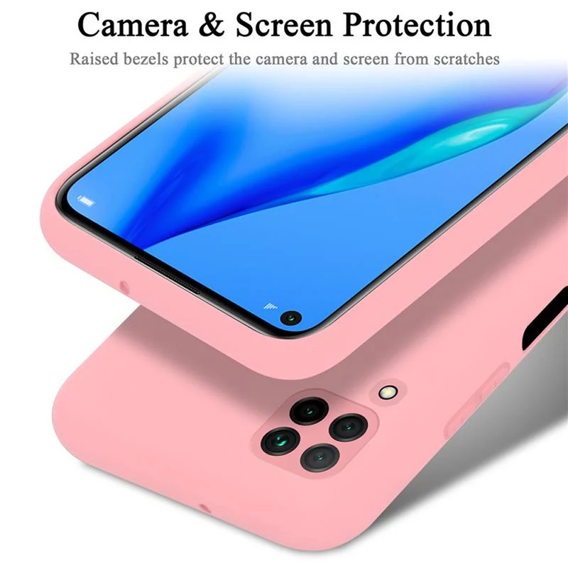 Cadorabo Hülle kompatibel mit Huawei NOVA 6 SE / P40 LITE / NOVA 7i Schutzhülle aus flexiblem TPU Silikon