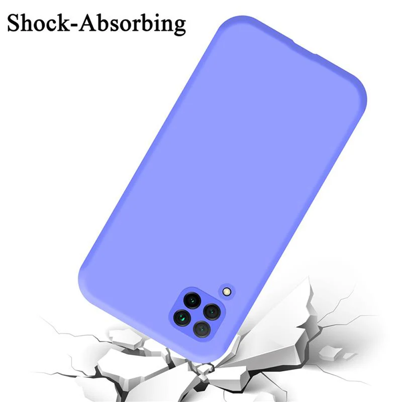 Cadorabo Hülle kompatibel mit Huawei NOVA 6 SE / P40 LITE / NOVA 7i Schutzhülle aus flexiblem TPU Silikon
