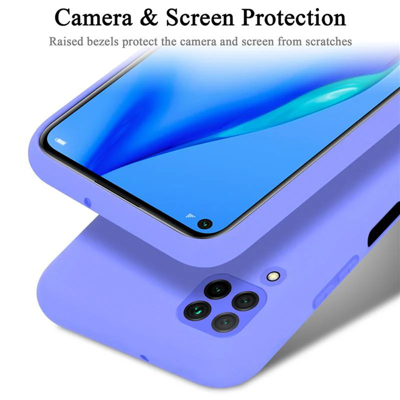 Cadorabo Hülle kompatibel mit Huawei NOVA 6 SE / P40 LITE / NOVA 7i Schutzhülle aus flexiblem TPU Silikon