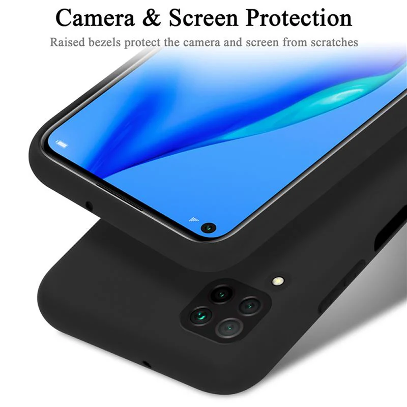 Cadorabo Hülle kompatibel mit Huawei NOVA 6 SE / P40 LITE / NOVA 7i Schutzhülle aus flexiblem TPU Silikon