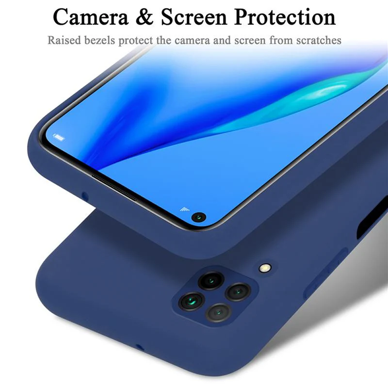 Cadorabo Hülle kompatibel mit Huawei NOVA 6 SE / P40 LITE / NOVA 7i Schutzhülle aus flexiblem TPU Silikon