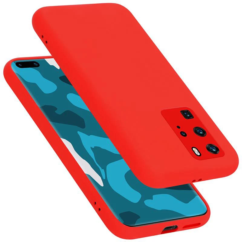 Cadorabo Hülle kompatibel mit Huawei P40 PRO / P40 PRO+ Schutzhülle aus flexiblem TPU Silikon