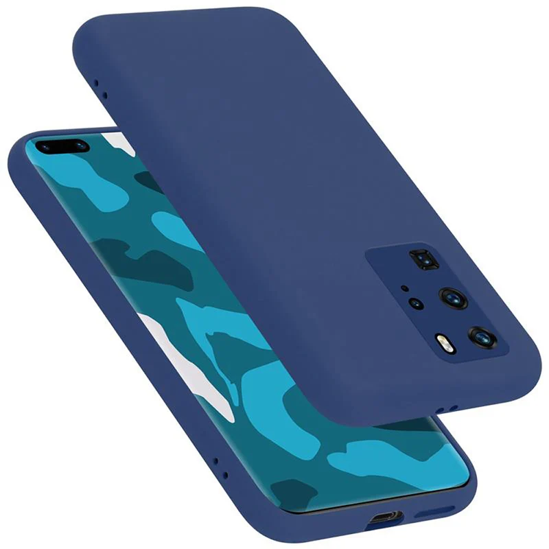 Cadorabo Hülle kompatibel mit Huawei P40 PRO / P40 PRO+ Schutzhülle aus flexiblem TPU Silikon