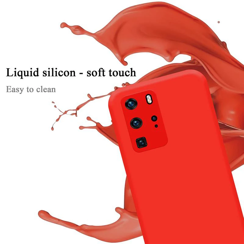 Cadorabo Hülle kompatibel mit Huawei P40 PRO / P40 PRO+ Schutzhülle aus flexiblem TPU Silikon