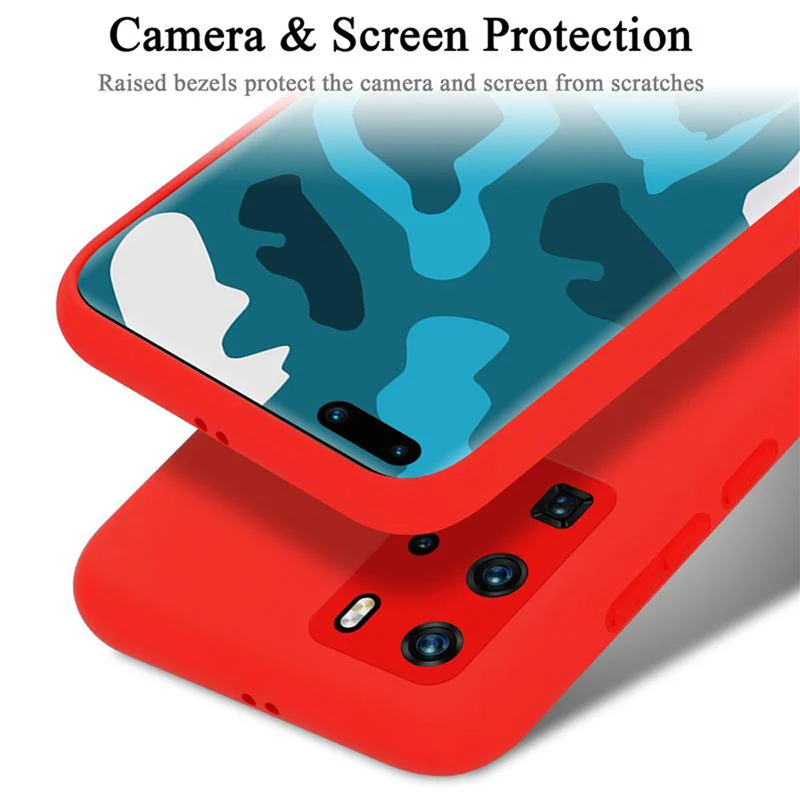 Cadorabo Hülle kompatibel mit Huawei P40 PRO / P40 PRO+ Schutzhülle aus flexiblem TPU Silikon