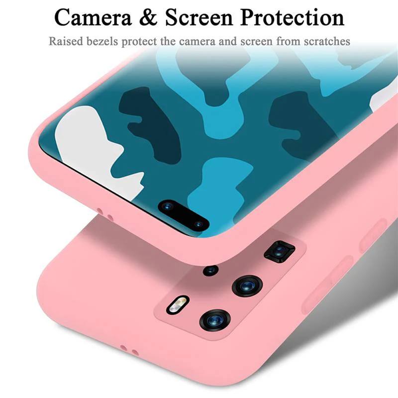 Cadorabo Hülle kompatibel mit Huawei P40 PRO / P40 PRO+ Schutzhülle aus flexiblem TPU Silikon