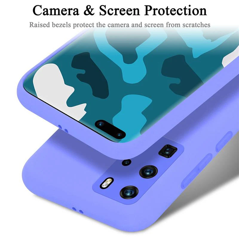 Cadorabo Hülle kompatibel mit Huawei P40 PRO / P40 PRO+ Schutzhülle aus flexiblem TPU Silikon