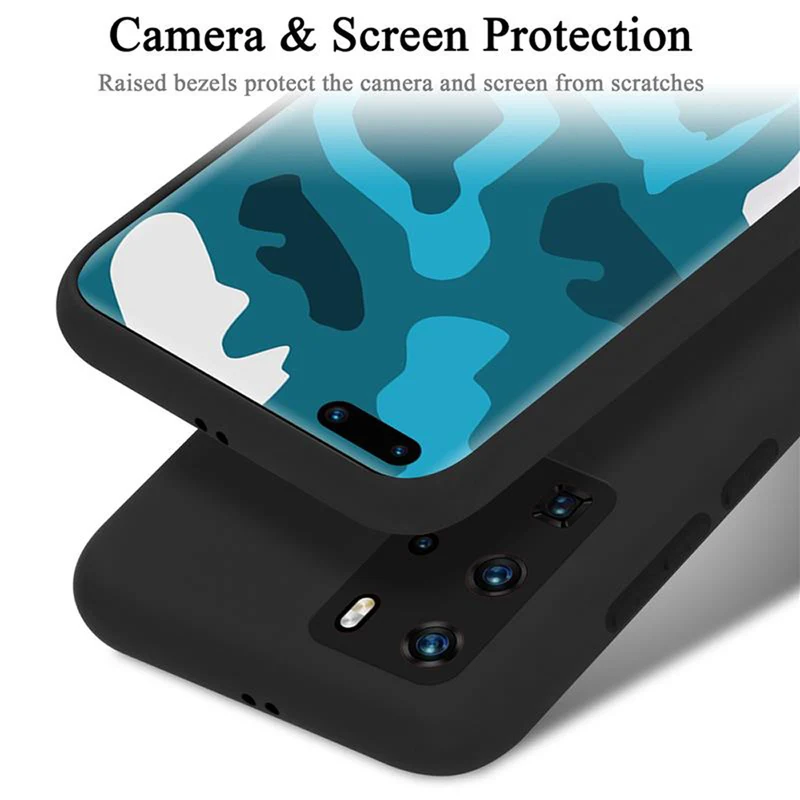 Cadorabo Hülle kompatibel mit Huawei P40 PRO / P40 PRO+ Schutzhülle aus flexiblem TPU Silikon