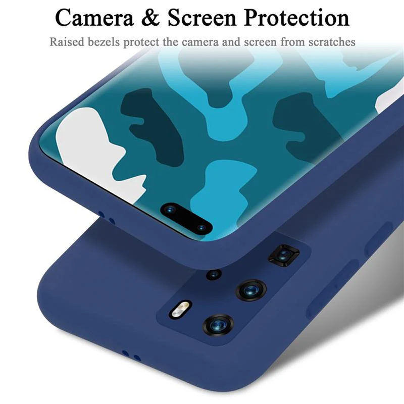 Cadorabo Hülle kompatibel mit Huawei P40 PRO / P40 PRO+ Schutzhülle aus flexiblem TPU Silikon