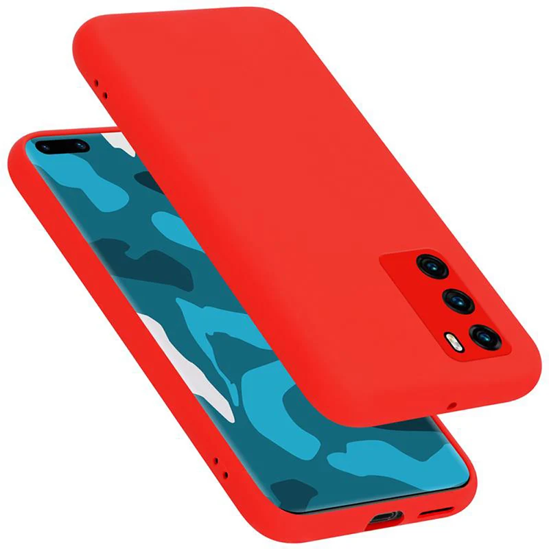 Cadorabo Hülle kompatibel mit Huawei P40 Schutzhülle aus flexiblem TPU Silikon
