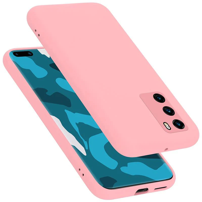 Cadorabo Hülle kompatibel mit Huawei P40 Schutzhülle aus flexiblem TPU Silikon