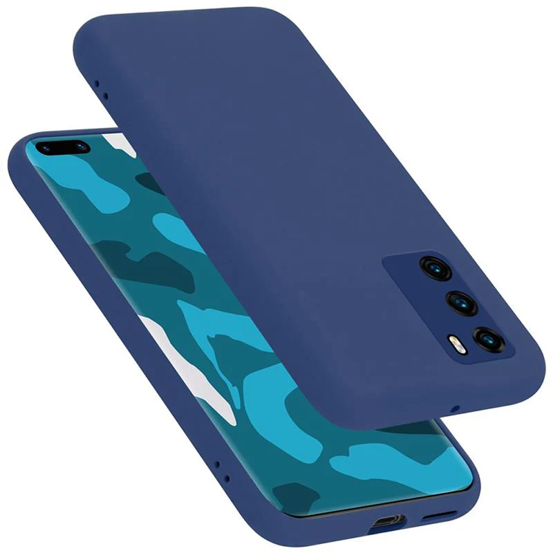 Cadorabo Hülle kompatibel mit Huawei P40 Schutzhülle aus flexiblem TPU Silikon