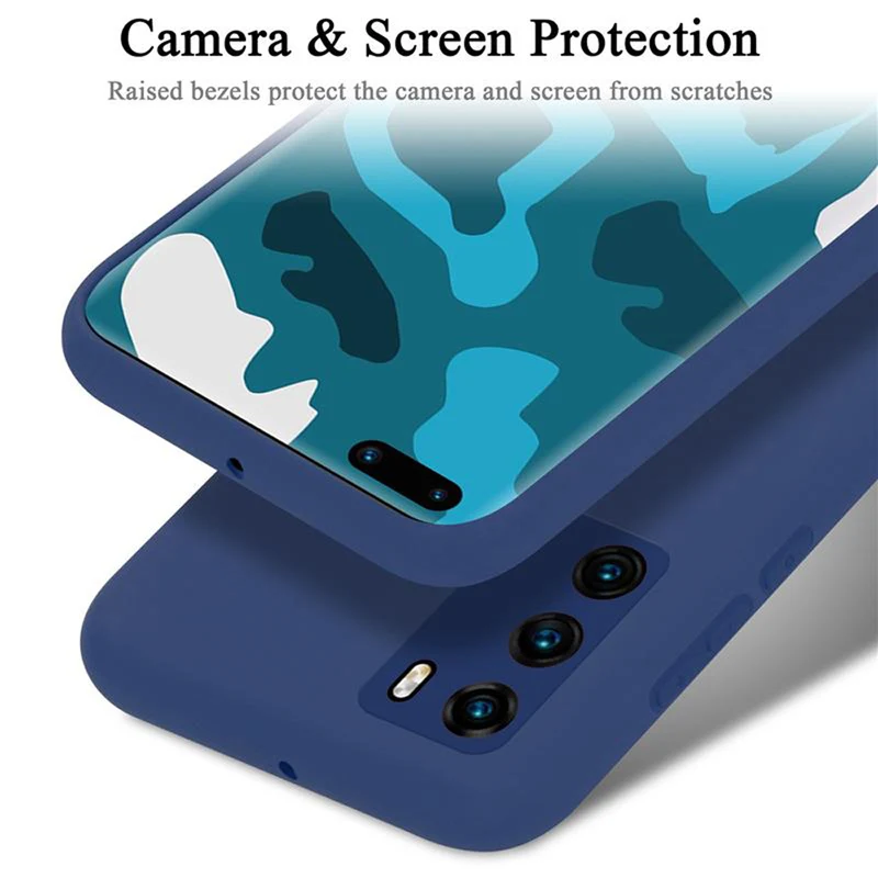 Cadorabo Hülle kompatibel mit Huawei P40 Schutzhülle aus flexiblem TPU Silikon