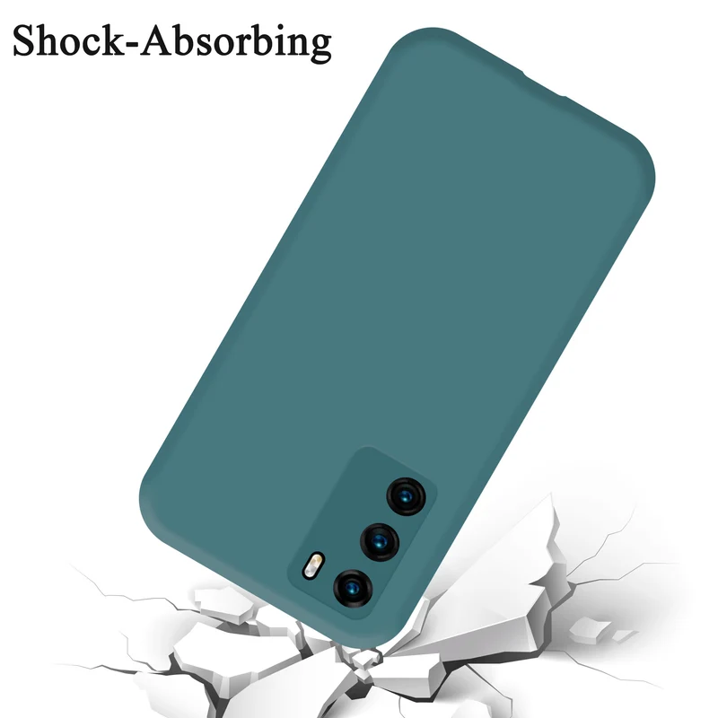 Cadorabo Hülle kompatibel mit Huawei P40 Schutzhülle aus flexiblem TPU Silikon