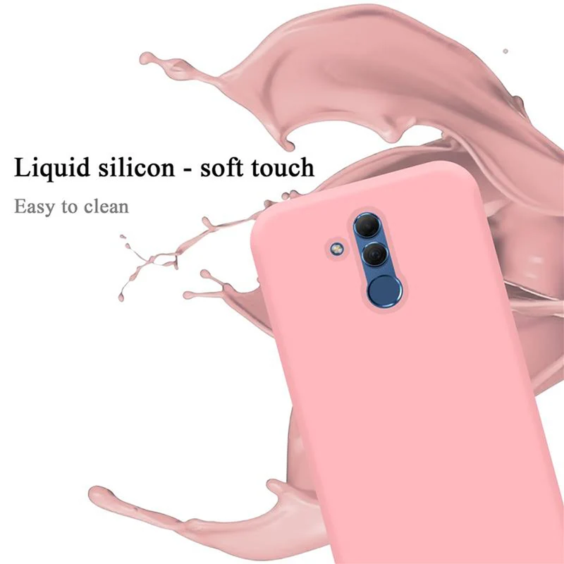 Cadorabo Hülle kompatibel mit Huawei MATE 20 LITE Schutzhülle aus flexiblem TPU Silikon