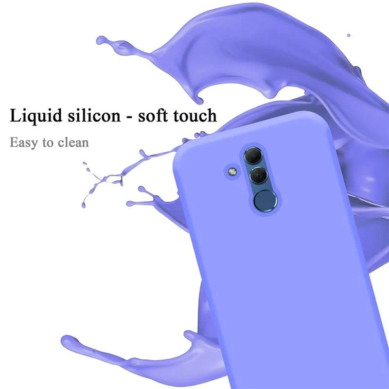 Cadorabo Hülle kompatibel mit Huawei MATE 20 LITE Schutzhülle aus flexiblem TPU Silikon