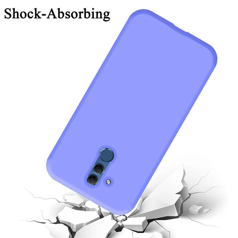 Cadorabo Hülle kompatibel mit Huawei MATE 20 LITE Schutzhülle aus flexiblem TPU Silikon