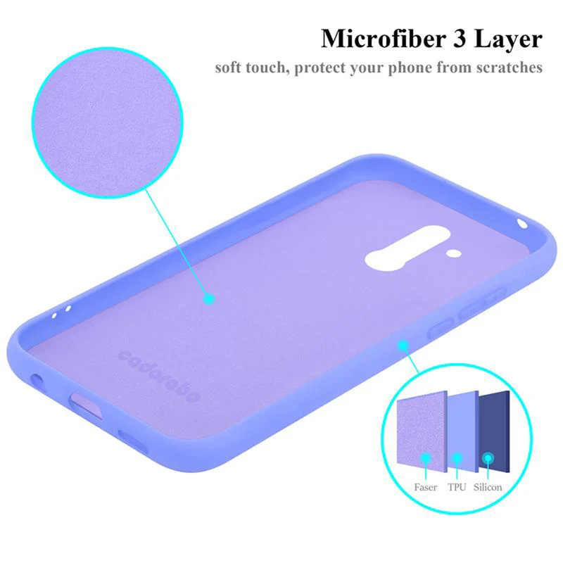 Cadorabo Hülle kompatibel mit Huawei MATE 20 LITE Schutzhülle aus flexiblem TPU Silikon
