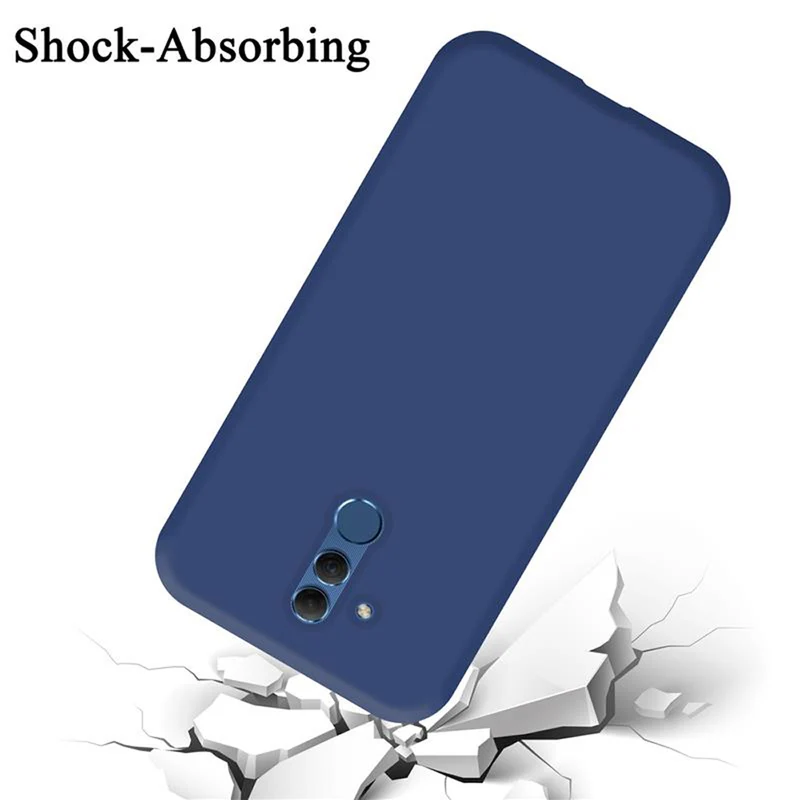 Cadorabo Hülle kompatibel mit Huawei MATE 20 LITE Schutzhülle aus flexiblem TPU Silikon