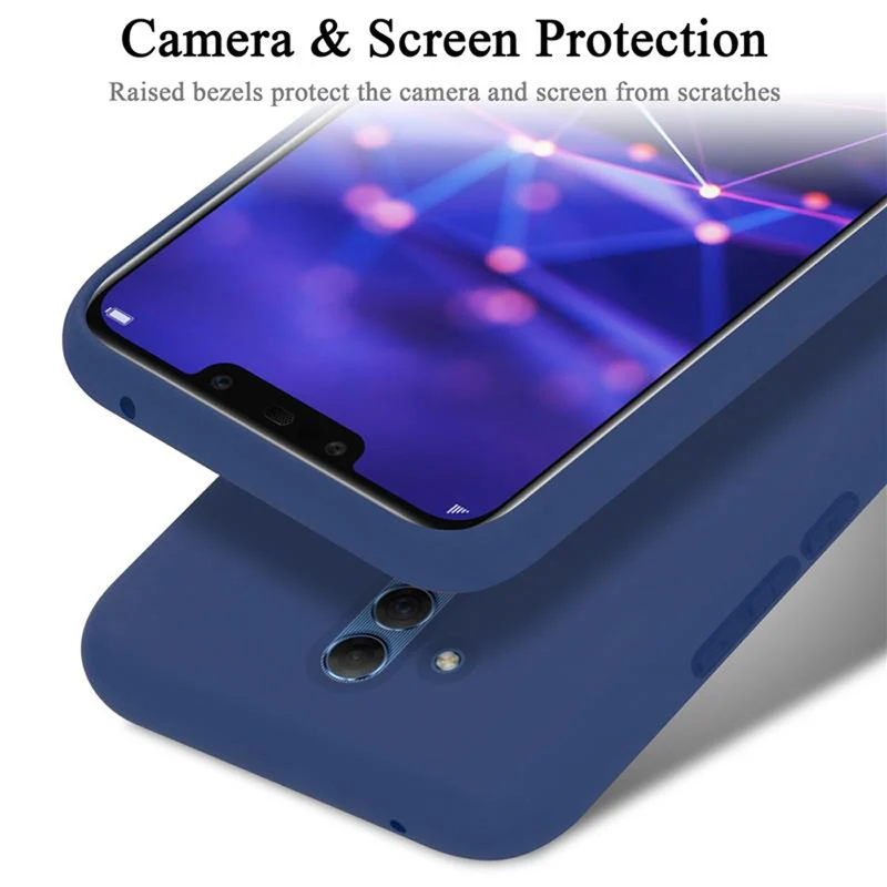 Cadorabo Hülle kompatibel mit Huawei MATE 20 LITE Schutzhülle aus flexiblem TPU Silikon