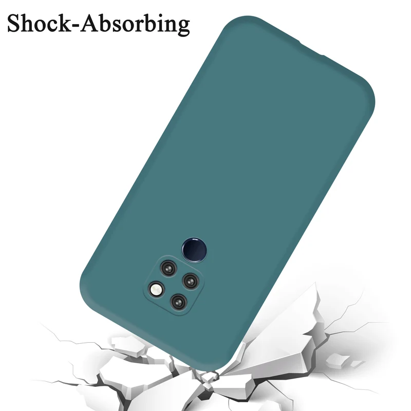 Cadorabo Hülle kompatibel mit Huawei MATE 20 LITE Schutzhülle aus flexiblem TPU Silikon