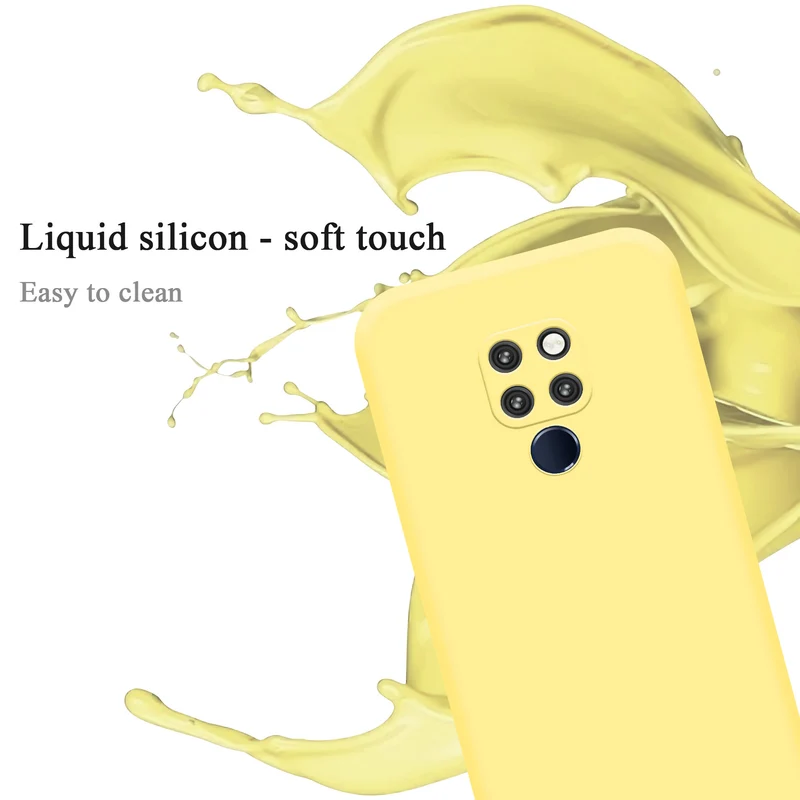 Cadorabo Hülle kompatibel mit Huawei MATE 20 LITE Schutzhülle aus flexiblem TPU Silikon