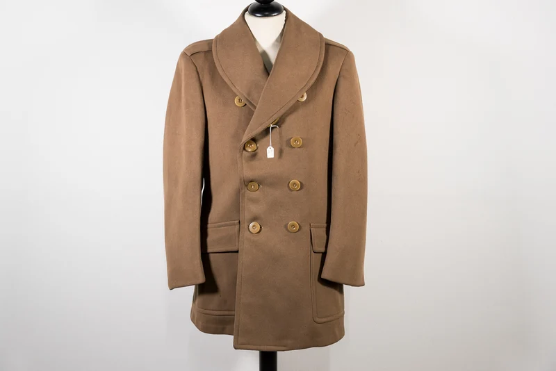 Offiziersjacke „Melton“ der US-Armee aus dem Zweiten Weltkrieg in 3/4-Länge