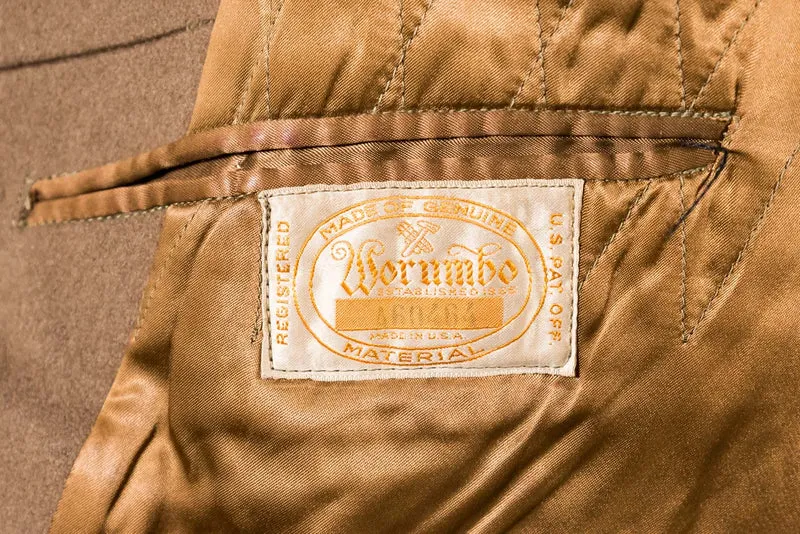 Offiziersjacke „Melton“ der US-Armee aus dem Zweiten Weltkrieg in 3/4-Länge