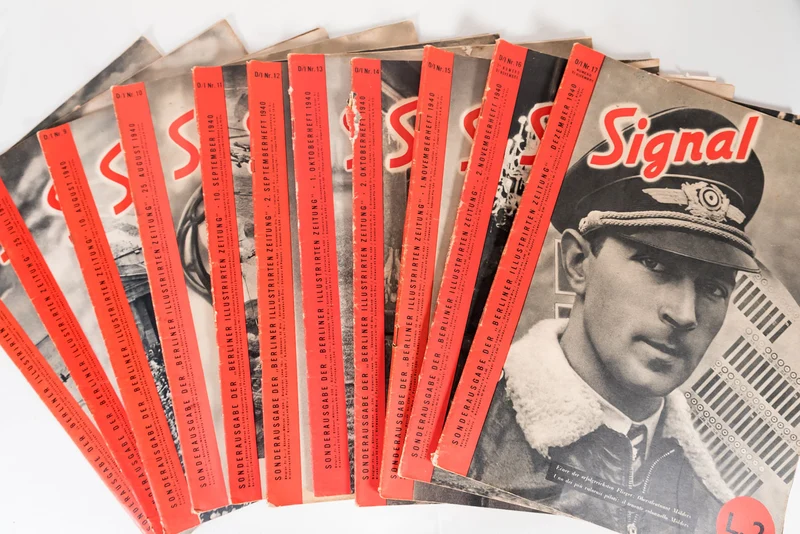 "Signal" zweisprachige Ausgabe Deutsch/Italienisch, Jahrgang 1940 (nicht vollständig)