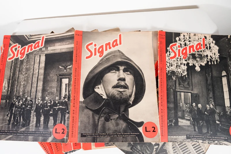 "Signal" zweisprachige Ausgabe Deutsch/Italienisch, Jahrgang 1940 (nicht vollständig)