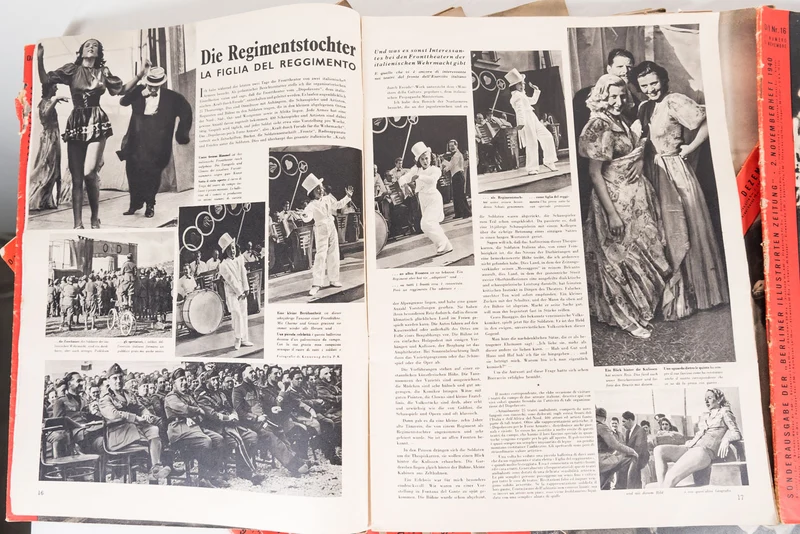 "Signal" zweisprachige Ausgabe Deutsch/Italienisch, Jahrgang 1940 (nicht vollständig)