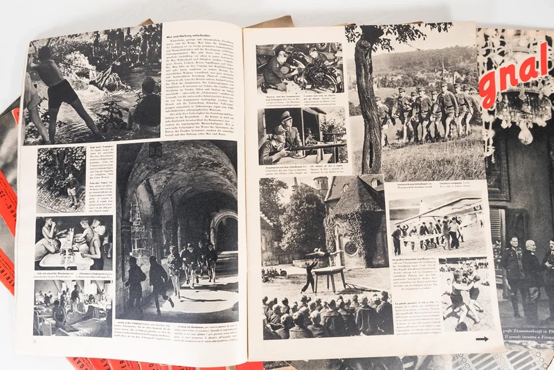 "Signal" zweisprachige Ausgabe Deutsch/Italienisch, Jahrgang 1940 (nicht vollständig)