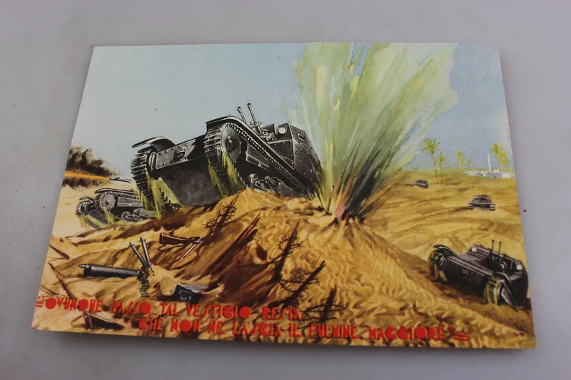 Postkarte des XX. Angriffspanzerbataillons "Randaccio"