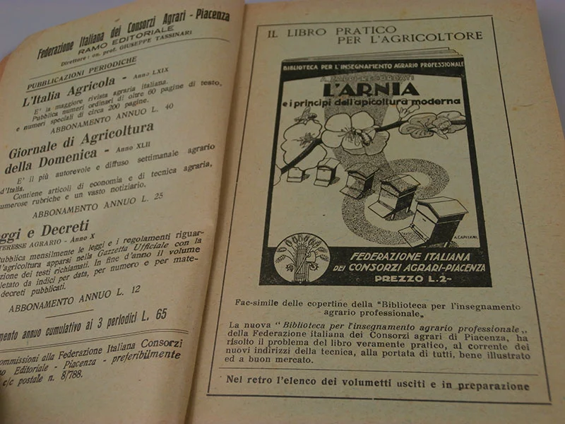 "Agraragenda" Jahr 1932 X° VZ