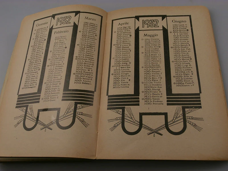 "Agraragenda" Jahr 1932 X° VZ
