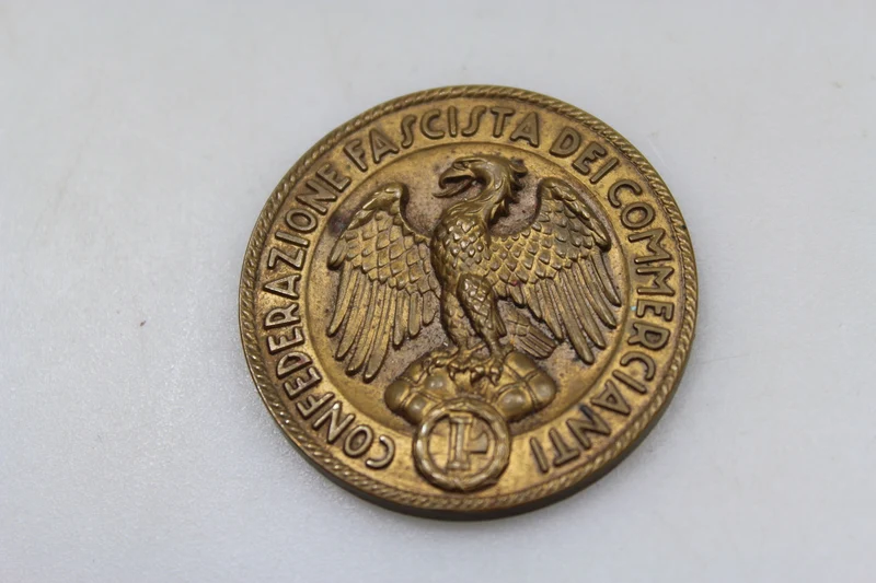 Nicht tragende Medaille des Faschistischen Provinzialen Kaufmannsverbandes von Mantua