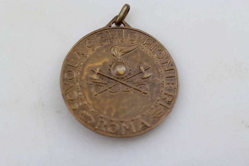 Gedenkmedaille der Genio Pioneers School Rom