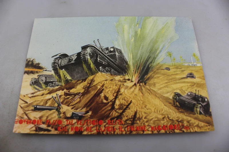 Postkarte des XX. Angriffspanzerbataillons "Randaccio"