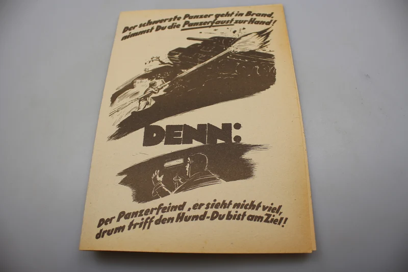 Gebrauchsanweisung Panzerfaust 30 und 60