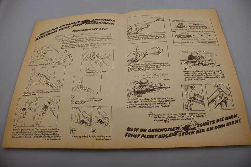 Gebrauchsanweisung Panzerfaust 30 und 60