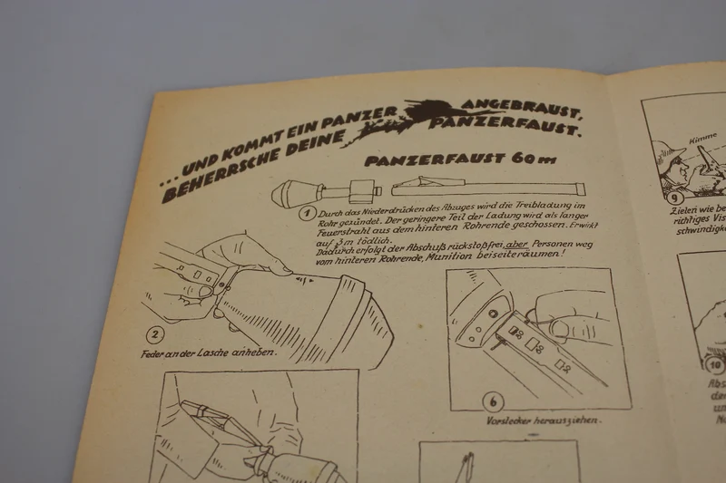 Gebrauchsanweisung Panzerfaust 30 und 60