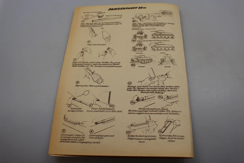 Gebrauchsanweisung Panzerfaust 30 und 60